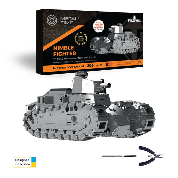 Metal Time Renault FT-17 Nimble Fighter Mosquito (World of Tanks) - Metal Model Kit