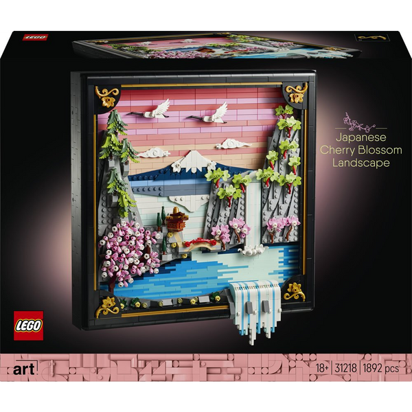 LEGO Art Japanese Cherry Blossoms Landscape 31218