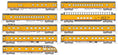 Kato N Milwaukee Road Olympian Hiawatha 9-Car Set 106-089