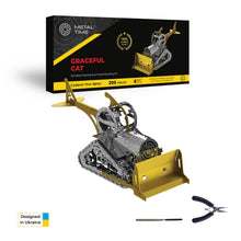 Metal Time Graceful Cat Bulldozer – Metal Model Kit