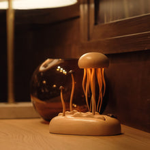 Illuminated Wooden Jellyfish Automaton (Finished Piece)