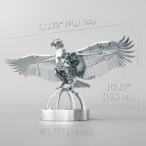 Metal Time The Great Eagle Silver Armor - Metal Model Kit