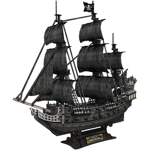 Queen Anne's Revenge Pirate Ship 3D Paper Model Kit