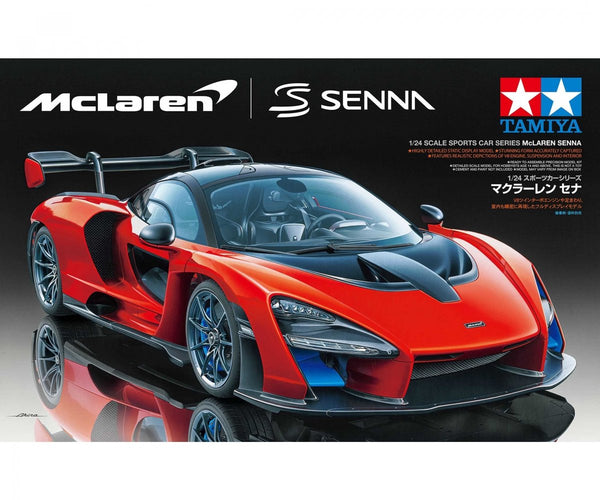 Tamiya model kit military vehicles - 24355 mclaren senna car plastic - 1:24 - model making-0