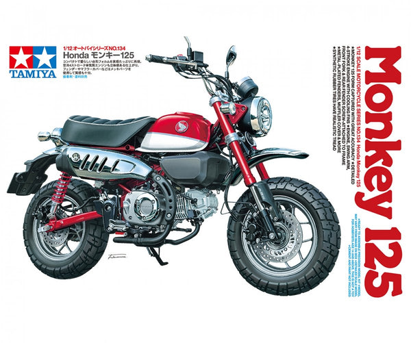 Tamiya model kit car - 14134 honda monkey 125 plastic - 1:12 - model making-0