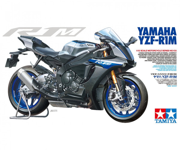Tamiya model kit military vehicles - 14133 yamaha yzf-r1m plastic - 1:12 - model making-0