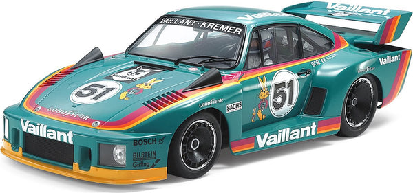 Tamiya model kit car - 20071 porsche 935 vaillant racing car plastic - 1:20 - model kit-0