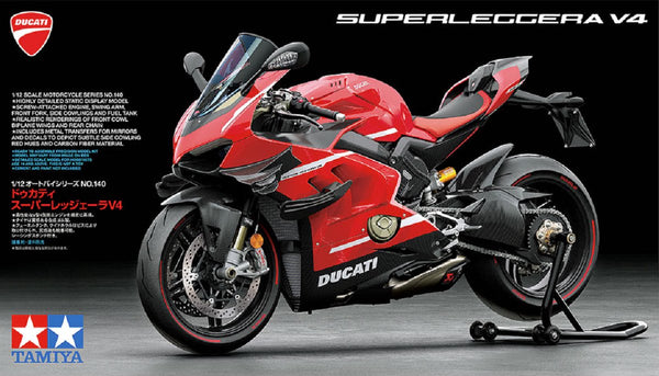 Tamiya model kit military vehicles - 14140 ducati superleggera v4 plastic - 1:12 - model making-0