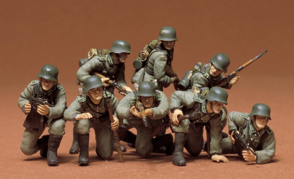 Tamiya German tank grenadiers (8 figures) - scale 1 35 - - tam35061-0