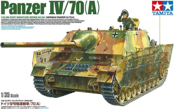 Tamiya model kit military vehicles - 35381 jagdpanzer iv 70(a) - sd.kfz.162 1 plastic - 1:35 - model making-0