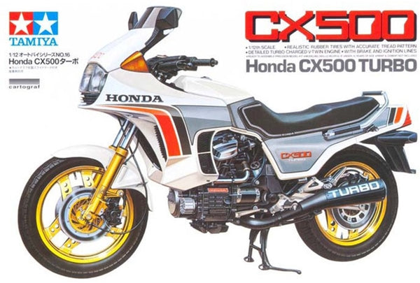 Tamiya model kit car - 14016 honda cx500 turbo engine plastic - 1:12 - model making-0