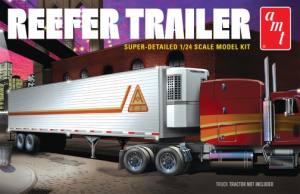 AMT 1/24 Reefer Semi Trailer model kit