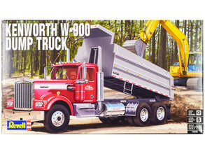 Level 5 Model Kit Kenworth W-900 Dump Truck 1/25 Scale Model by Revell-0