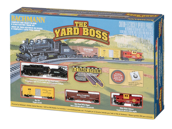 Bachmann N Yard Boss Santa Fe train set 24014