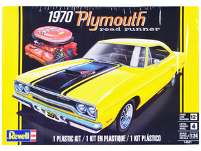 Level 4 Model Kit 1970 Plymouth Road Runner 1/24 Scale Model by Revell-0