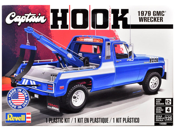 Level 4 Model Kit 1979 GMC Wrecker Tow Truck "Captain Hook" 1/25 Scale Model by Revell-0