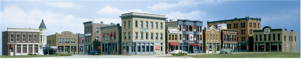 Woodland Scenics N Town & Factory Building Set