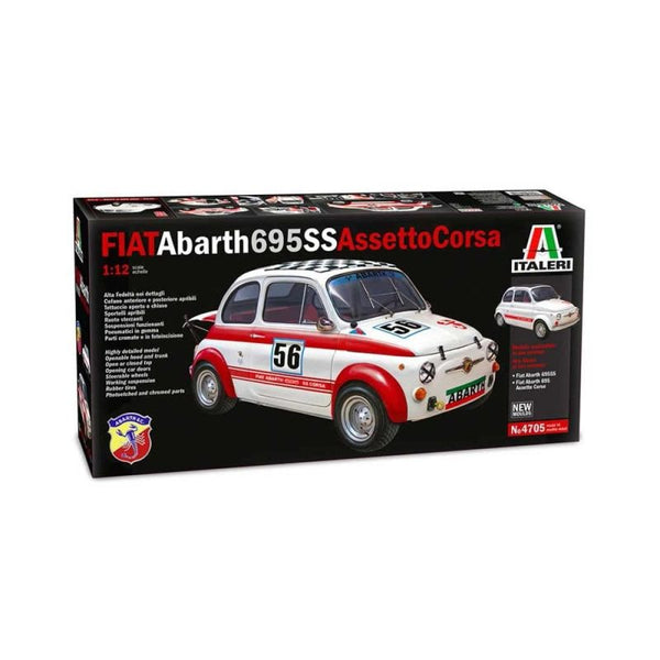 Italeri 1/12 Fiat Abarth 695 SS Assetto Corsa 4705 box art
