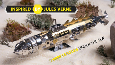 Metal Time Elusive Nautilus Submarine - Metal Model Kit