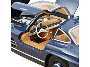 Norev 1954 Mercedes-Benz 300 SL Blue 1/18 Scale Diecast Model