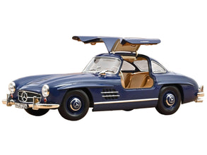 Norev 1954 Mercedes-Benz 300 SL Blue 1/18 Scale Diecast Model