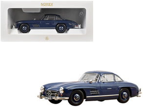 Norev 1954 Mercedes-Benz 300 SL Blue 1/18 Scale Diecast Model