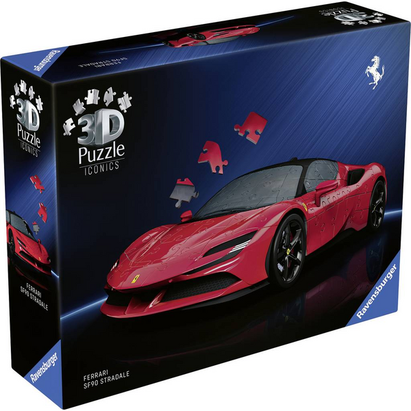 Ravensburger Iconics Ferrari SF90 Stradale 3D Puzzle 12008041
