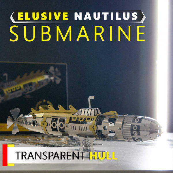 Metal Time Elusive Nautilus Submarine - Metal Model Kit
