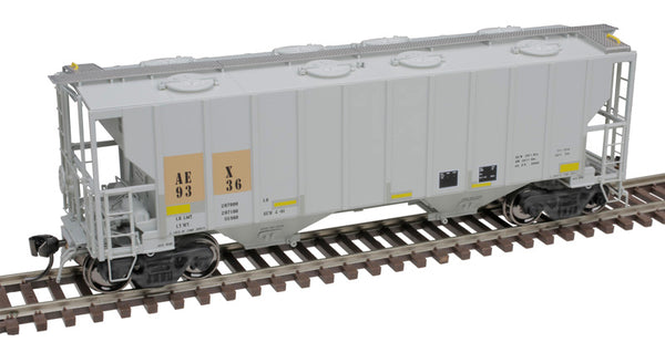 Atlas HO Portec 3000 covered hopper The Andersons AEX