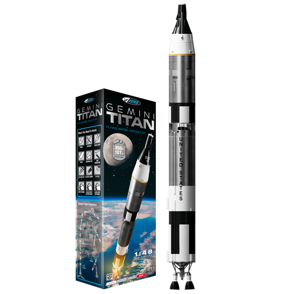 Estes Gemini Titan 1:48 model rocket kit 2210