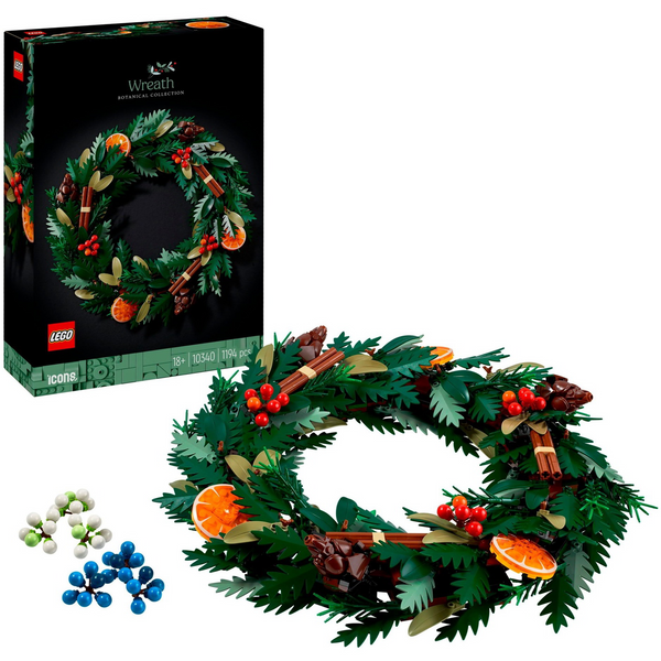 LEGO Icons Christmas Advent Wreath 10340