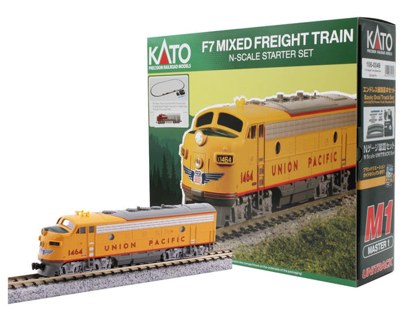 Kato N Union Pacific F7 Freight Train Starter Set 106-0050