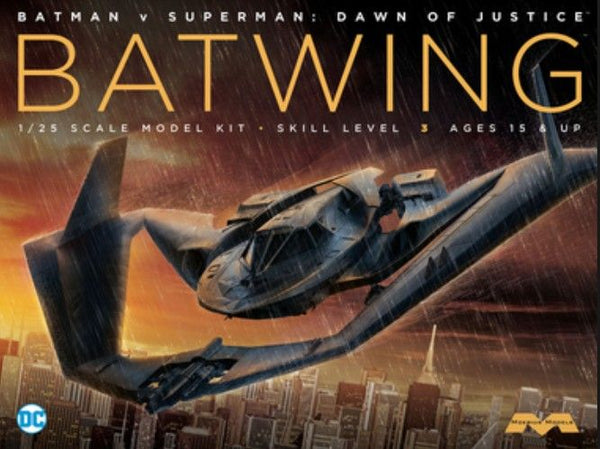 Moebius 1/25 Batman v Superman Batwing model kit