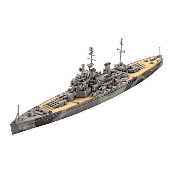 Revell model building kit - battleship hms duke of york 1:1200 - 45 pcs.-0
