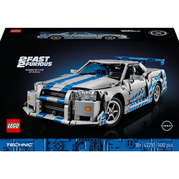 LEGO Technic 2 Fast 2 Furious Nissan Skyline GT-R R34 42210