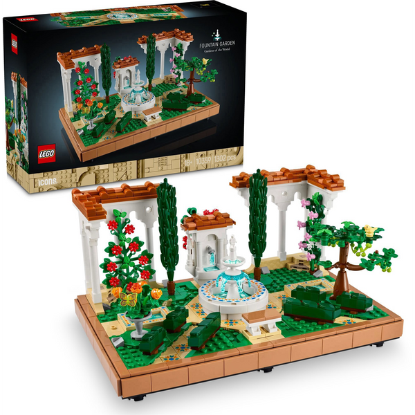 LEGO Icons Botanical Garden with Fountains 10359