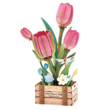 DIY Wooden Tulip 3D Model Kit