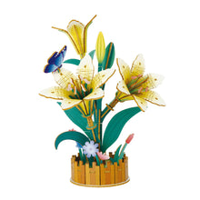 DIY Wooden Lily 3D Model Kit