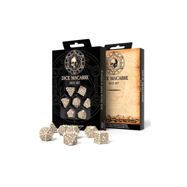 Dice Macabre 7-Piece Polyhedral Dice Set