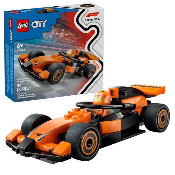 LEGO City F1 McLaren Race Car and Driver 60442