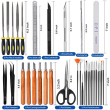 HIJIRH 163Pcs Model Tool Kit Modeler Basic Tool Craft Tool Set Hobby Tools