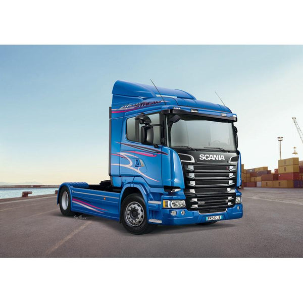 Italeri 1/24 Scania R400 Streamline Flat Roof box art