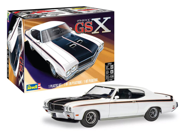 Level 4 Model Kit 1970 Buick GSX 2-in-1 Kit 1/24 Scale Model by Revell-1