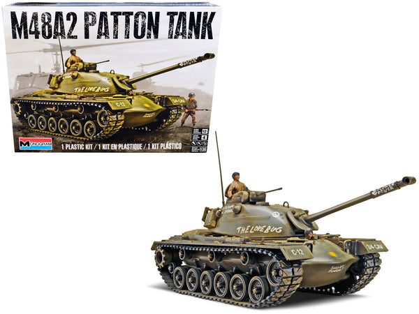 Level 4 Model Kit M48A2 Patton Tank 1/35 Scale Model by Revell-0