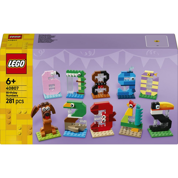 LEGO Icons Birthday Numbers 40807