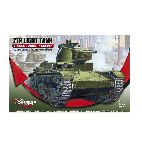 Mirage Hobby 7TP Tank – 1:35 Plastic Model Kit