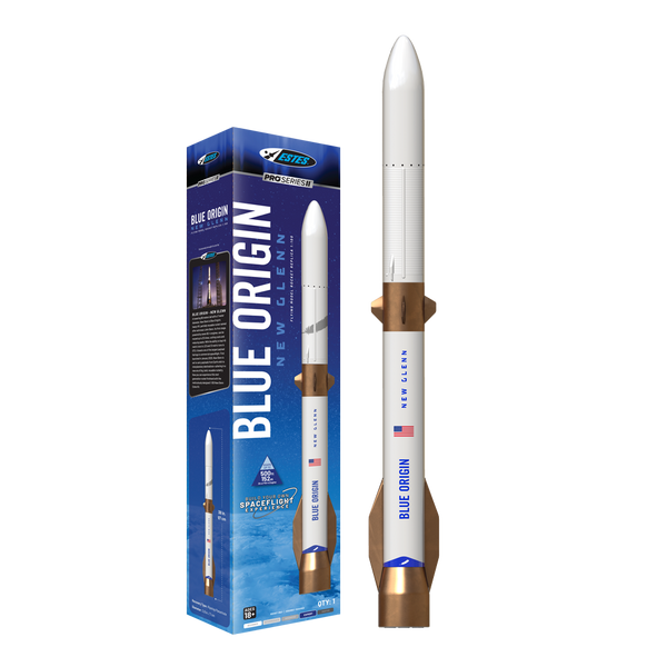 Estes Pro Series II Blue Origin New Glenn model rocket kit