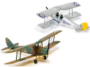 Level 2 Model Kit De Havilland Tiger Moth Aircraft with 2 Scheme Options 1/72 Plastic Model Kit by Airfix-2