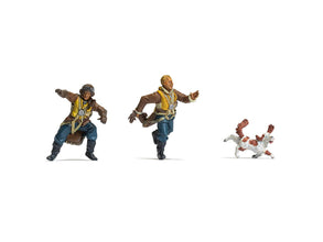 Level 1 Model Kit WWII RAF Ground Crew Figure and Accessory Set 1/48 Plastic Model Kit by Airfix-2