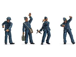 Level 1 Model Kit WWII RAF Ground Crew Figure and Accessory Set 1/48 Plastic Model Kit by Airfix-3